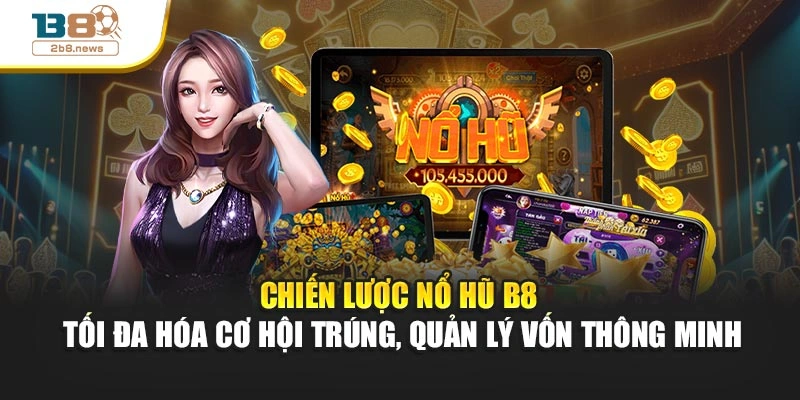 Chiến lược nổ hũ B8 – Tối đa hóa cơ hội trúng, quản lý vốn thông minh