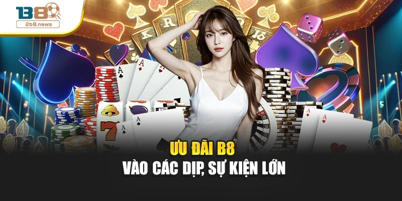 Ưu đãi B8 vào các dịp, sự kiện lớn